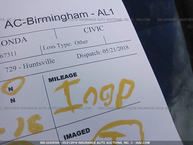 2HGFG12837H567311 - 2007 HONDA CIVIC EX ORANGE photo 7