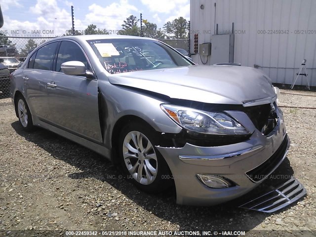 KMHGC4DD2DU236914 - 2013 HYUNDAI GENESIS 3.8L GRAY photo 1