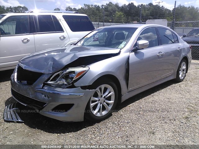 KMHGC4DD2DU236914 - 2013 HYUNDAI GENESIS 3.8L GRAY photo 2