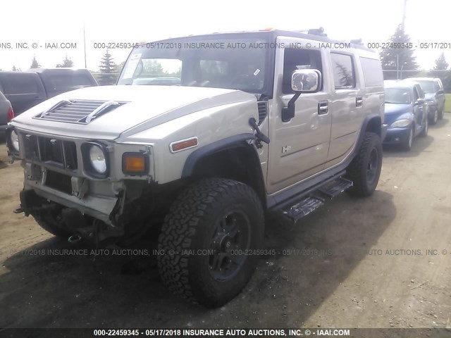 5GRGN23U94H121139 - 2004 HUMMER H2 GOLD photo 2