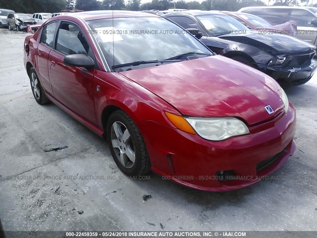 1G8AW15B96Z178202 - 2006 SATURN ION LEVEL 3 RED photo 1