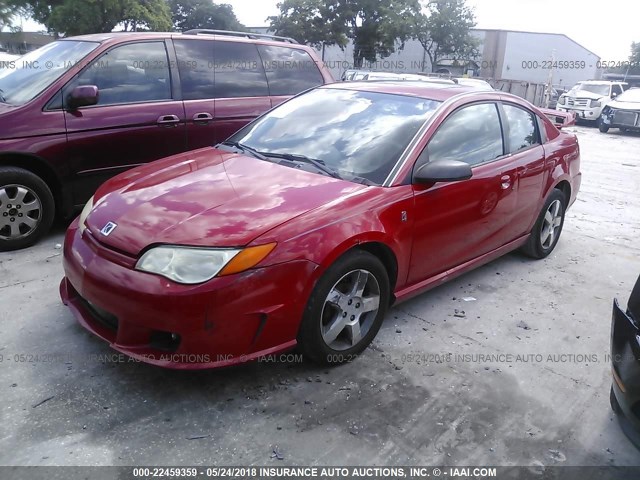 1G8AW15B96Z178202 - 2006 SATURN ION LEVEL 3 RED photo 2