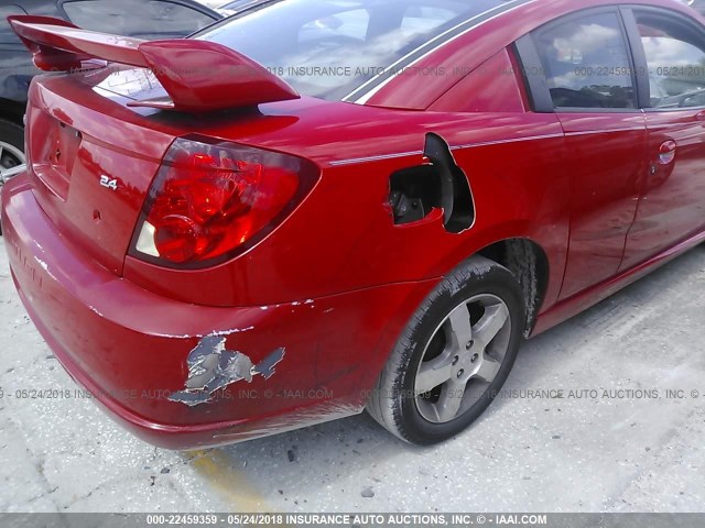 1G8AW15B96Z178202 - 2006 SATURN ION LEVEL 3 RED photo 6