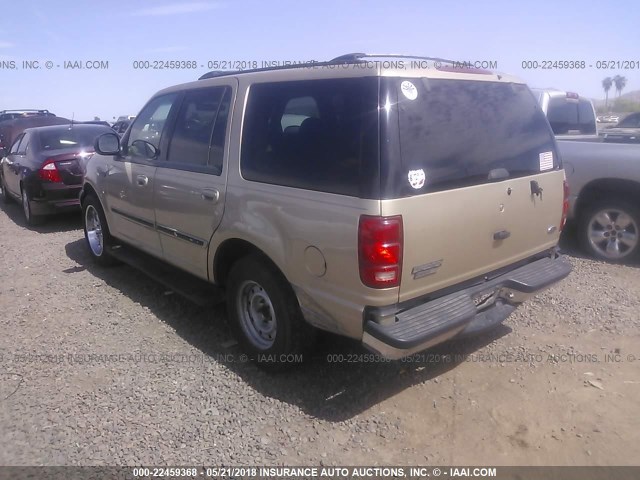 1FMRU17L2XLB65005 - 1999 FORD EXPEDITION GOLD photo 3