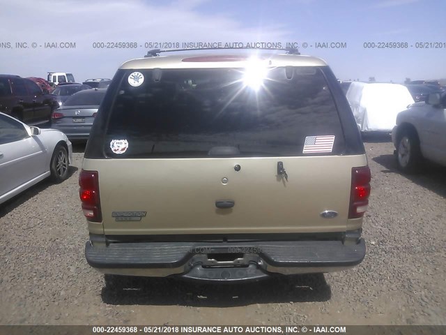 1FMRU17L2XLB65005 - 1999 FORD EXPEDITION GOLD photo 6