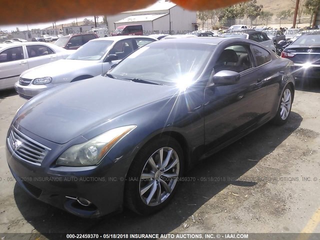 JN1CV6EK3BM210103 - 2011 INFINITI G37 SPORT GRAY photo 2