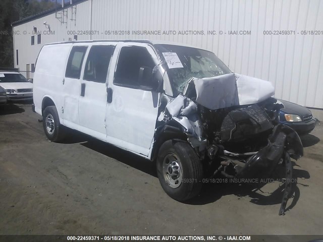 1GTZGFBAXA1165397 - 2010 GMC SAVANA G2500 WHITE photo 1