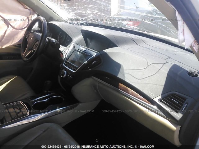 5FRYD4H46EB025966 - 2014 ACURA MDX TECHNOLOGY WHITE photo 5