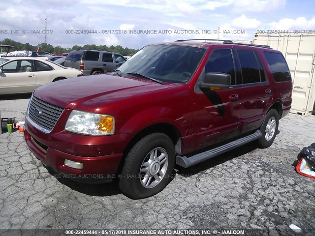 1FMRU15W13LC26738 - 2003 FORD EXPEDITION XLT RED photo 2