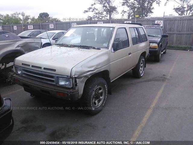 JN8HD17Y7NW015502 - 1992 NISSAN PATHFINDER XE/SE GOLD photo 2