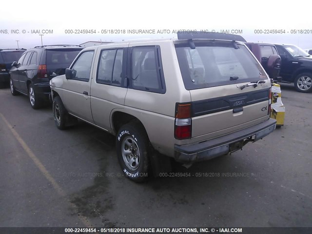 JN8HD17Y7NW015502 - 1992 NISSAN PATHFINDER XE/SE GOLD photo 3