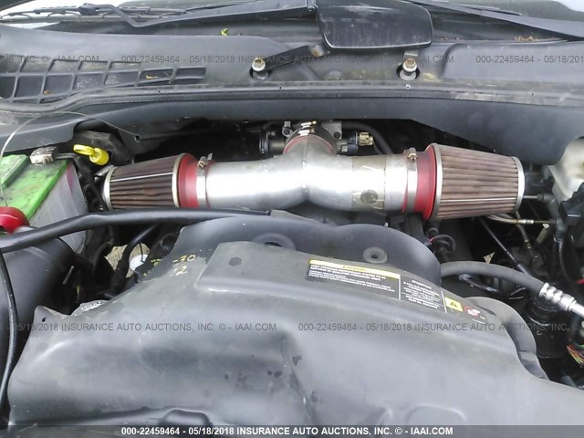 1D4HB38N95F592651 - 2005 DODGE DURANGO ST GRAY photo 10