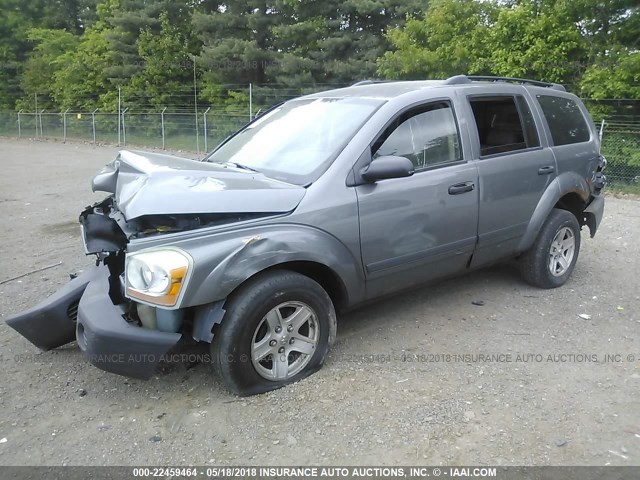 1D4HB38N95F592651 - 2005 DODGE DURANGO ST GRAY photo 2