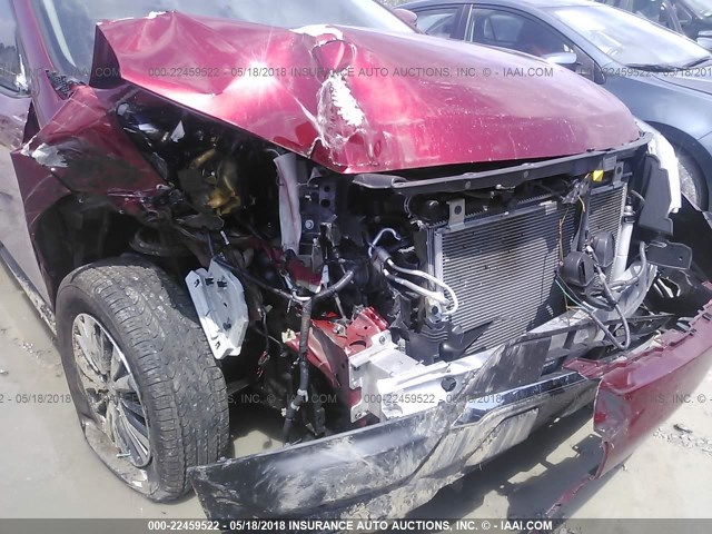 5N1DR2MN5HC664552 - 2017 NISSAN PATHFINDER S/SV/SL/PLATINUM 栗色 照片 6