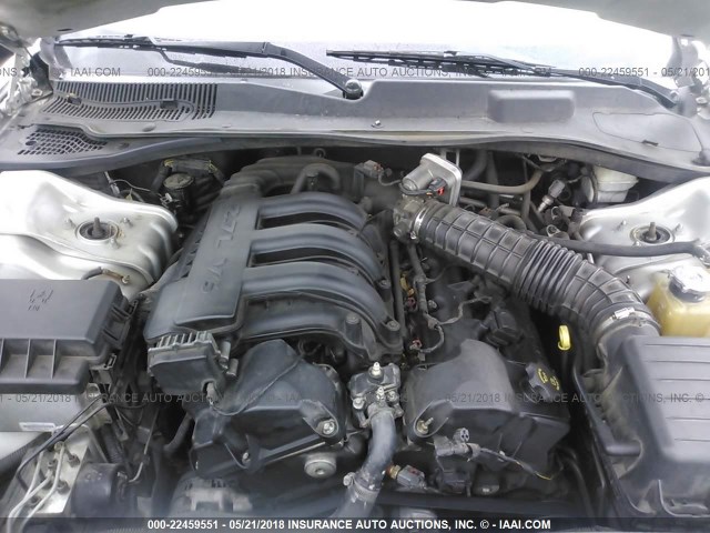 2D4FV48T25H650567 - 2005 DODGE MAGNUM SE SILVER photo 10