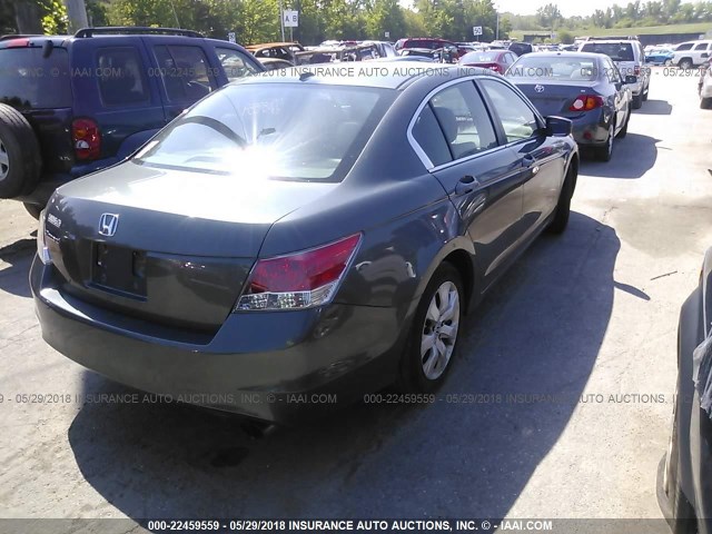 1HGCP2F85AA036328 - 2010 HONDA ACCORD EXL GRAY photo 4