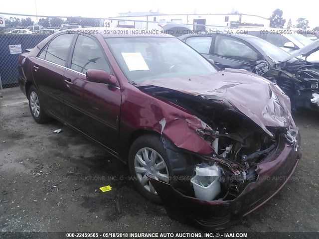 4T1BE30K76U109520 - 2006 TOYOTA CAMRY LE/XLE/SE RED photo 1