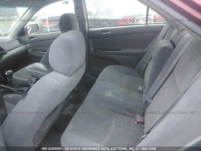 4T1BE30K76U109520 - 2006 TOYOTA CAMRY LE/XLE/SE RED photo 8