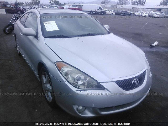 4T1CE38P16U610200 - 2006 TOYOTA CAMRY SOLARA SE/SLE SILVER photo 1