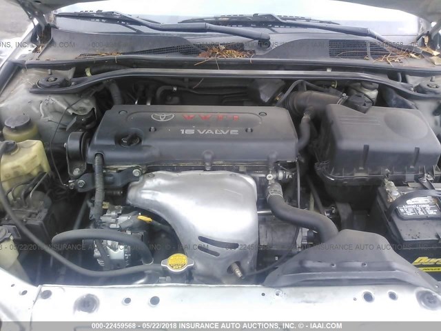 4T1CE38P16U610200 - 2006 TOYOTA CAMRY SOLARA SE/SLE ვერცხლისფერი ფოტო 10