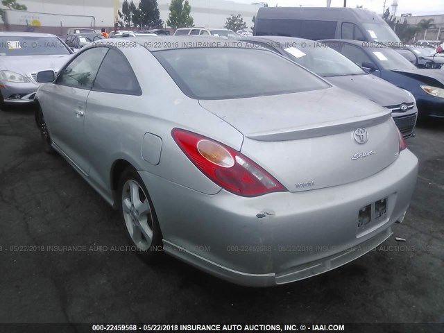 4T1CE38P16U610200 - 2006 TOYOTA CAMRY SOLARA SE/SLE ვერცხლისფერი ფოტო 3