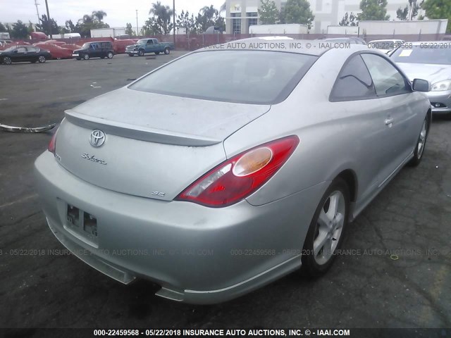 4T1CE38P16U610200 - 2006 TOYOTA CAMRY SOLARA SE/SLE ვერცხლისფერი ფოტო 4