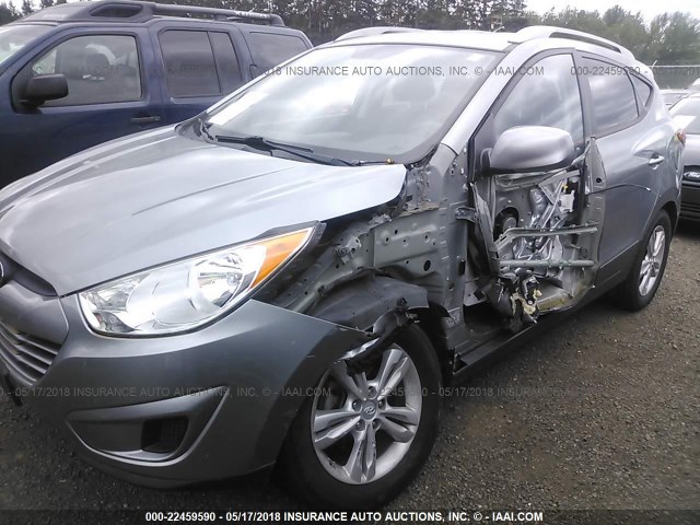 KM8JU3AC5BU204805 - 2011 HYUNDAI TUCSON GLS/LIMITED 银色 照片 2