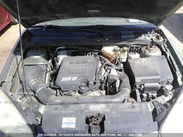 1G1ZT53866F236888 - 2006 CHEVROLET MALIBU LT GREEN photo 10