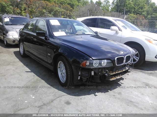 WBADT43441GX26156 - 2001 BMW 525 I AUTOMATIC BLACK photo 1
