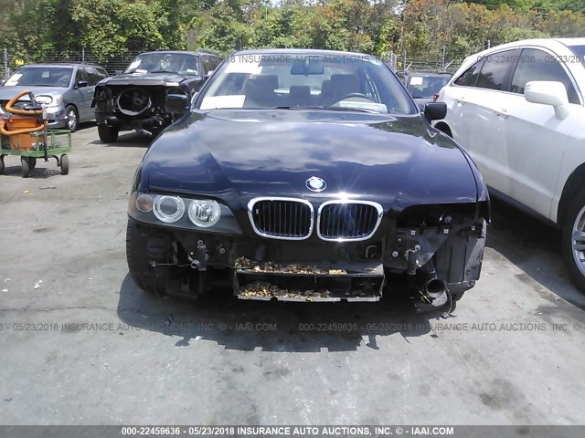 WBADT43441GX26156 - 2001 BMW 525 I AUTOMATIC BLACK photo 6