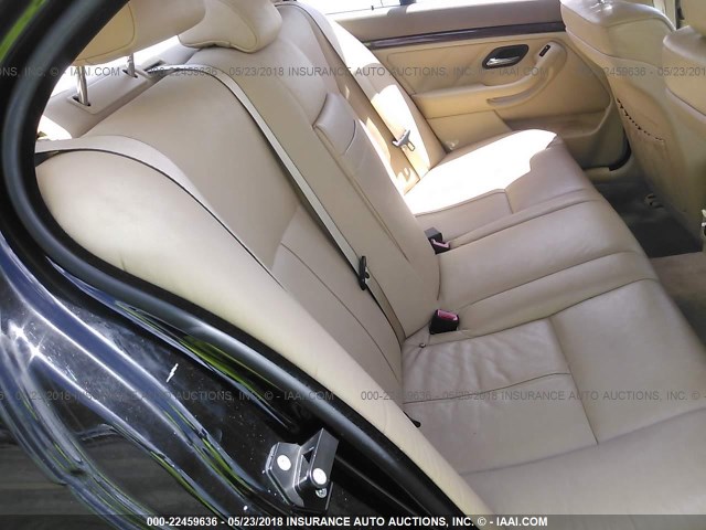 WBADT43441GX26156 - 2001 BMW 525 I AUTOMATIC BLACK photo 8