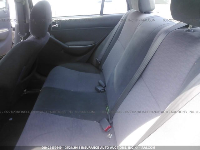 JHMES96684S011580 - 2004 HONDA CIVIC HYBRID GRAY photo 8