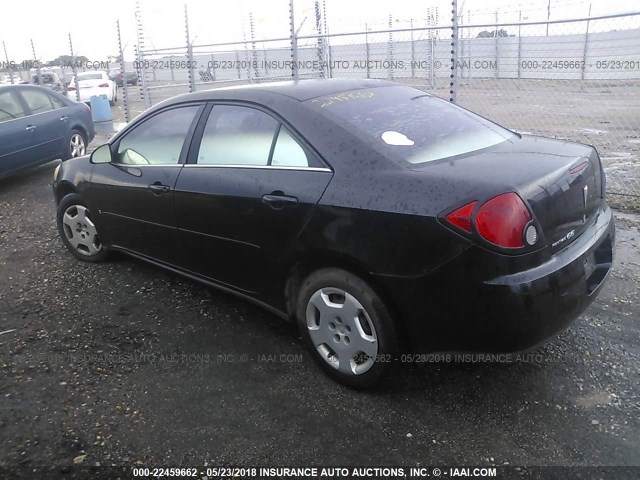 1G2ZF58B974201623 - 2007 PONTIAC G6 VALUE LEADER/BASE BLACK photo 3
