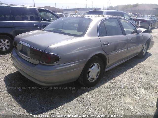 1G4HP54K7Y4125519 - 2000 BUICK LESABRE CUSTOM GOLD photo 4