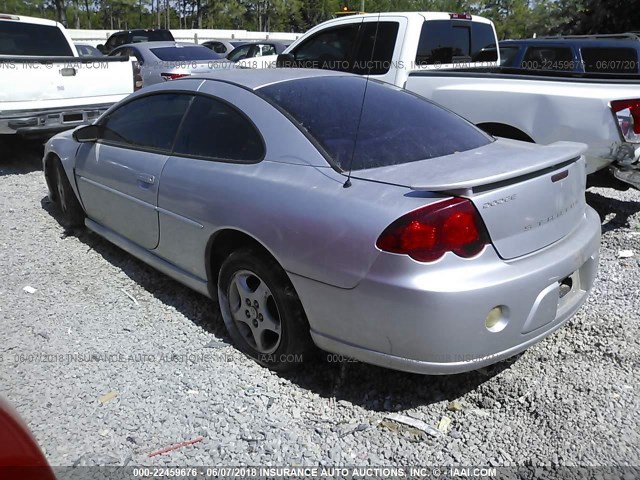 4B3AG42G74E139147 - 2004 DODGE STRATUS SXT SILVER photo 3