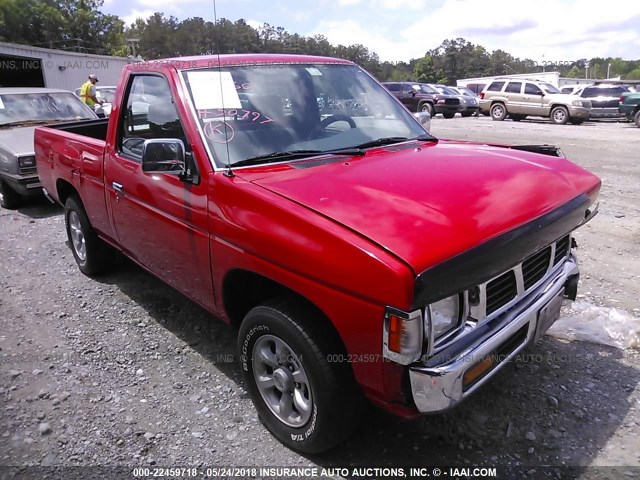 1N6SD11SXVC330797 - 1997 NISSAN TRUCK XE RED photo 1