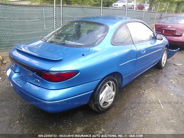 3FAKP1136YR242585 - 2000 FORD ESCORT ZX2 BLUE photo 4