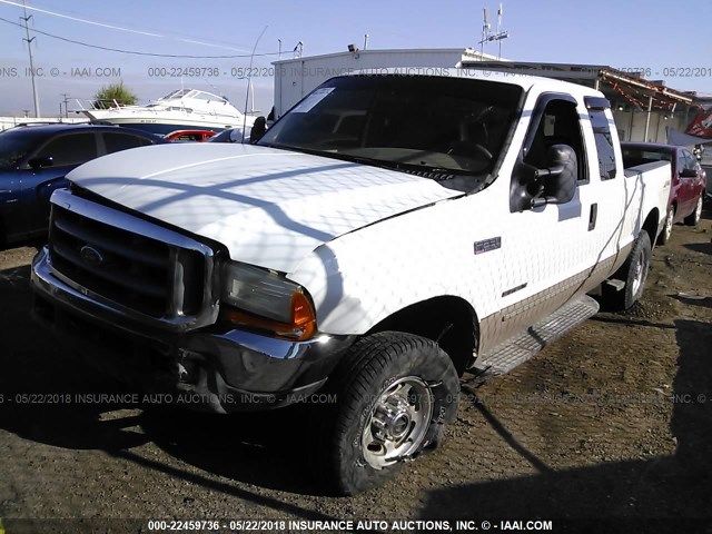 1FTNX21F9XEE14357 - 1999 FORD F250 SUPER DUTY WHITE photo 2