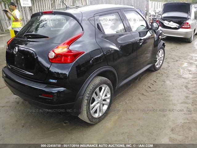 JN8AF5MR1ET359862 - 2014 NISSAN JUKE S/SV/SL/NISMO BLACK photo 4