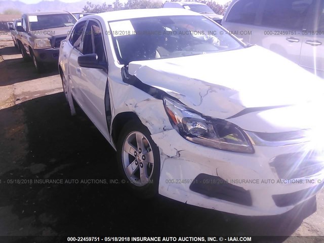 1G11B5SL3FF252066 - 2015 CHEVROLET MALIBU LS თეთრი ფოტო 6
