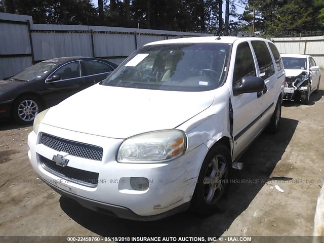 1GNDV23W18D159491 - 2008 CHEVROLET UPLANDER LS WHITE photo 2
