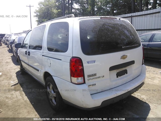 1GNDV23W18D159491 - 2008 CHEVROLET UPLANDER LS WHITE photo 3