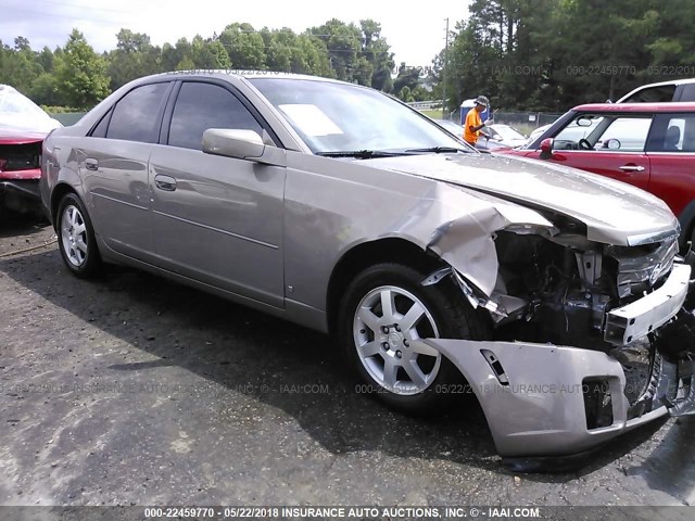 1G6DP577160104604 - 2006 CADILLAC CTS HI FEATURE V6 BROWN photo 1