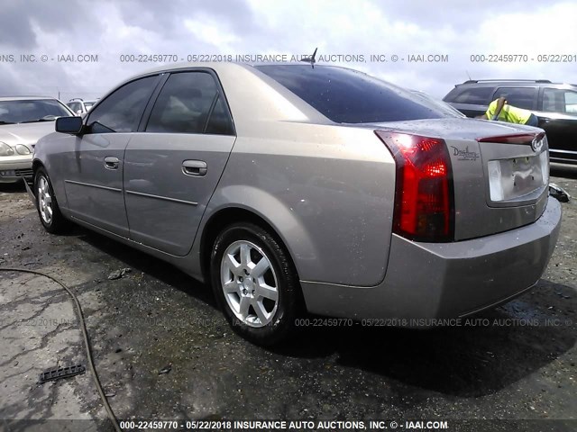 1G6DP577160104604 - 2006 CADILLAC CTS HI FEATURE V6 BROWN photo 3