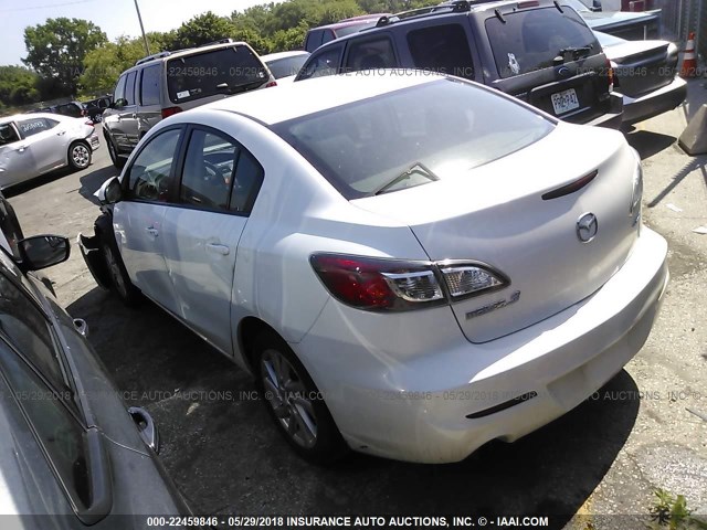 JM1BL1V76D1719216 - 2013 MAZDA 3 I WHITE photo 3