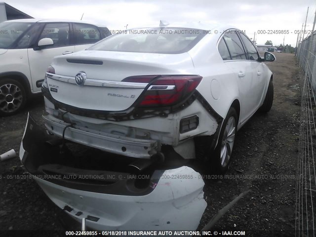 2G4GN5EX0F9178150 - 2015 BUICK REGAL PREMIUM WHITE photo 4