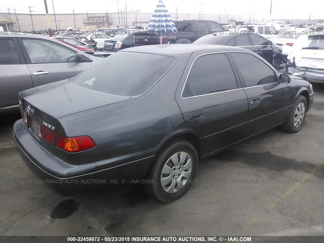 4T1BG22KX1U859245 - 2001 TOYOTA CAMRY CE/LE/XLE 灰色 照片 4