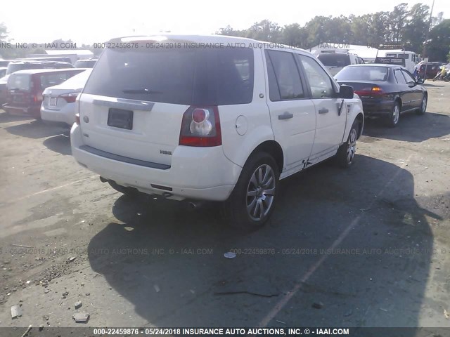 SALFT24N78H111802 - 2008 LAND ROVER LR2 HSE TECHNOLOGY WHITE photo 4