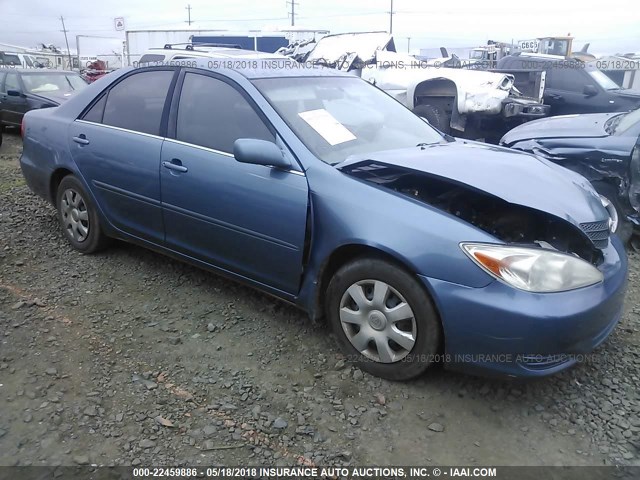 4T1BE32K33U719567 - 2003 TOYOTA CAMRY LE/XLE/SE ლურჯი ფოტო 1