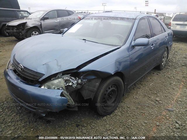 4T1BE32K33U719567 - 2003 TOYOTA CAMRY LE/XLE/SE ლურჯი ფოტო 2